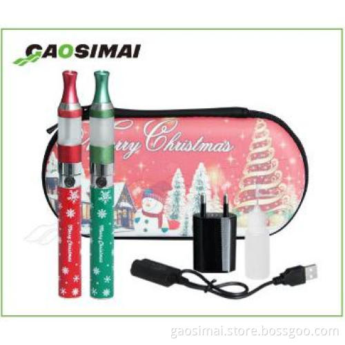 new Christmas Rom nova v2 cigs, red&green color Christmas eGo pouch